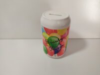 Spardose, Weiß, Cola-Dose, inkl. Druck